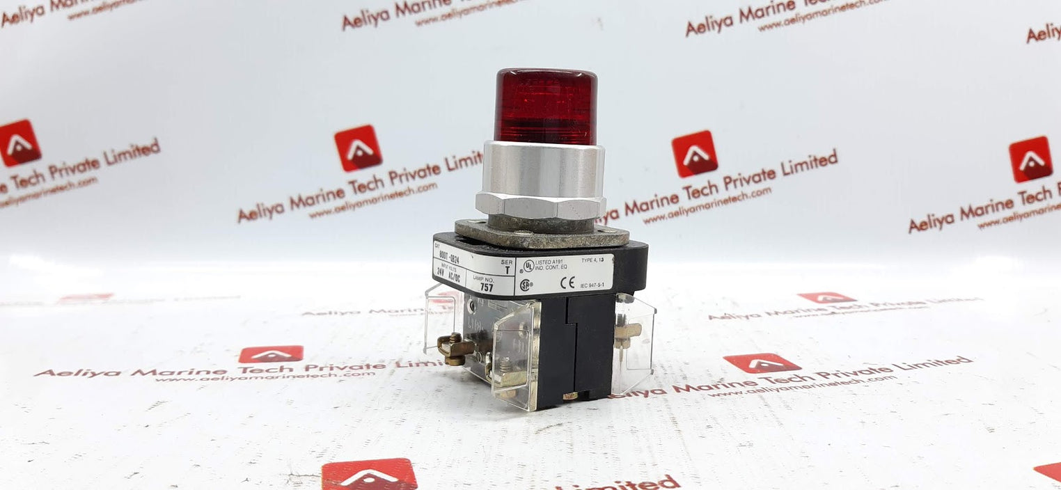 ALLEN-BRADLEY 800T-QB24 SER T RED PUSHBUTTON