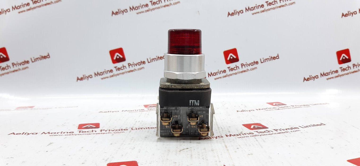 ALLEN-BRADLEY 800T-QB24 SER T RED PUSHBUTTON