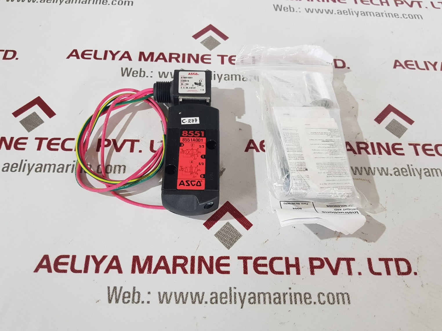 Asco wt8551a001 solenoid valve