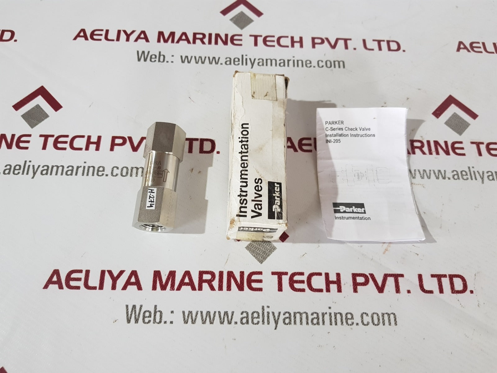 Parker 6f-c6l-1/3-ss check valve