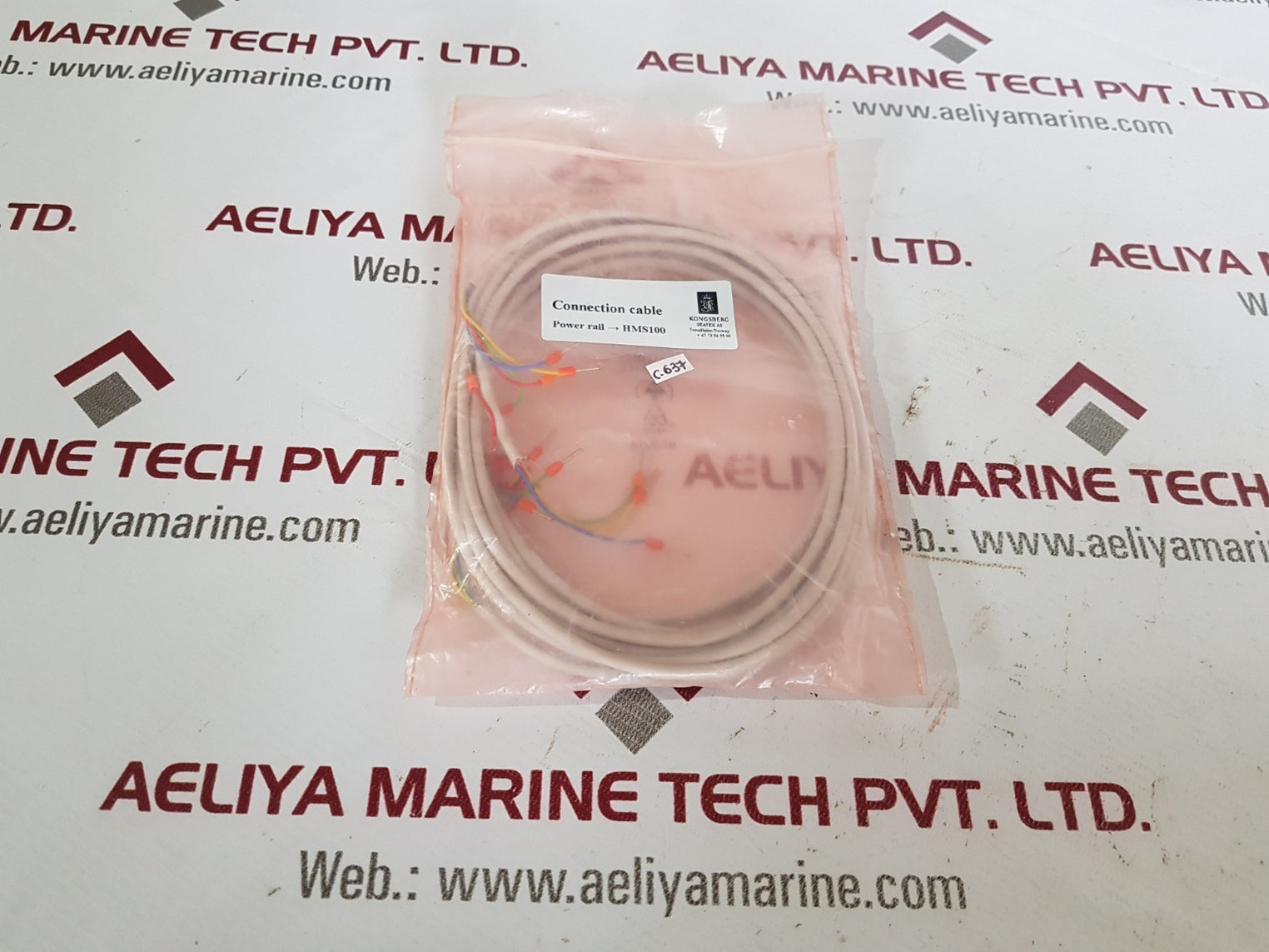 Kongsberg power rail hms100 connection cable