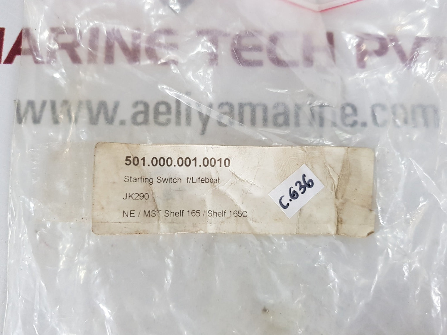 JK290 starting switch