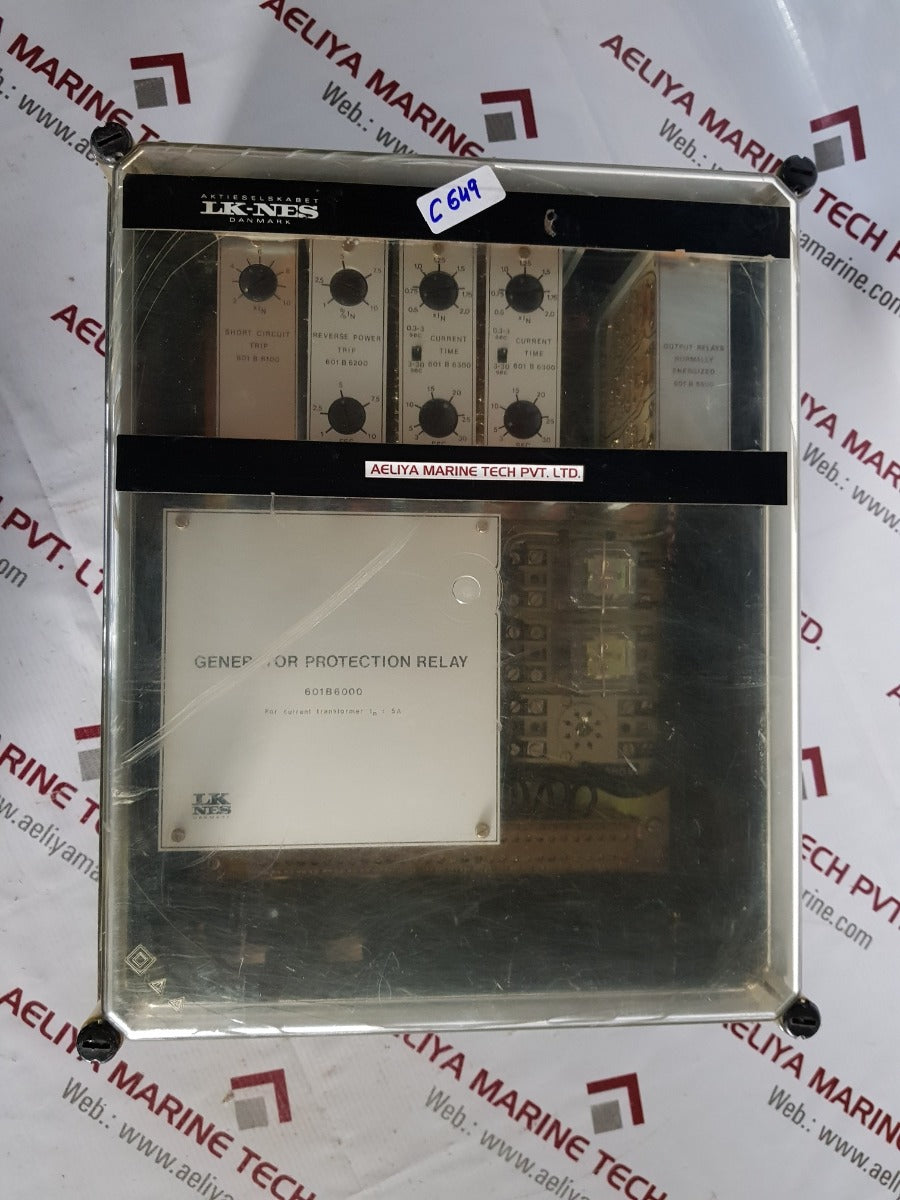 Lk-nes 601b6000 generator protection relay