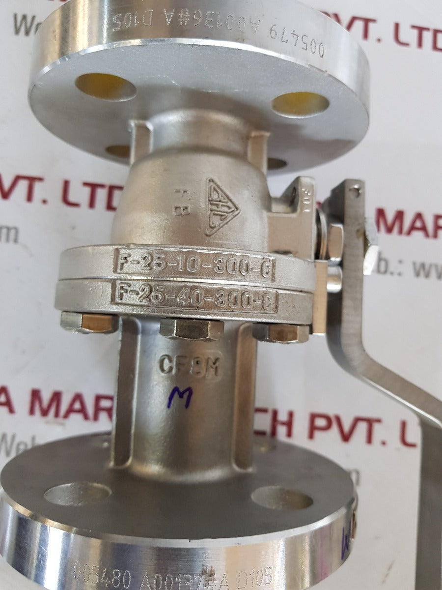 Bac fb 316/cf8m/ptfe flanged ball valve 16bar