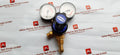 Harris 801 oxygen regulator- dual gauges