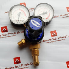 Harris 801 oxygen regulator- dual gauges