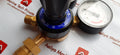 Harris 801 oxygen regulator- dual gauges