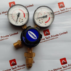 Harris 801 oxygen regulator- dual gauges