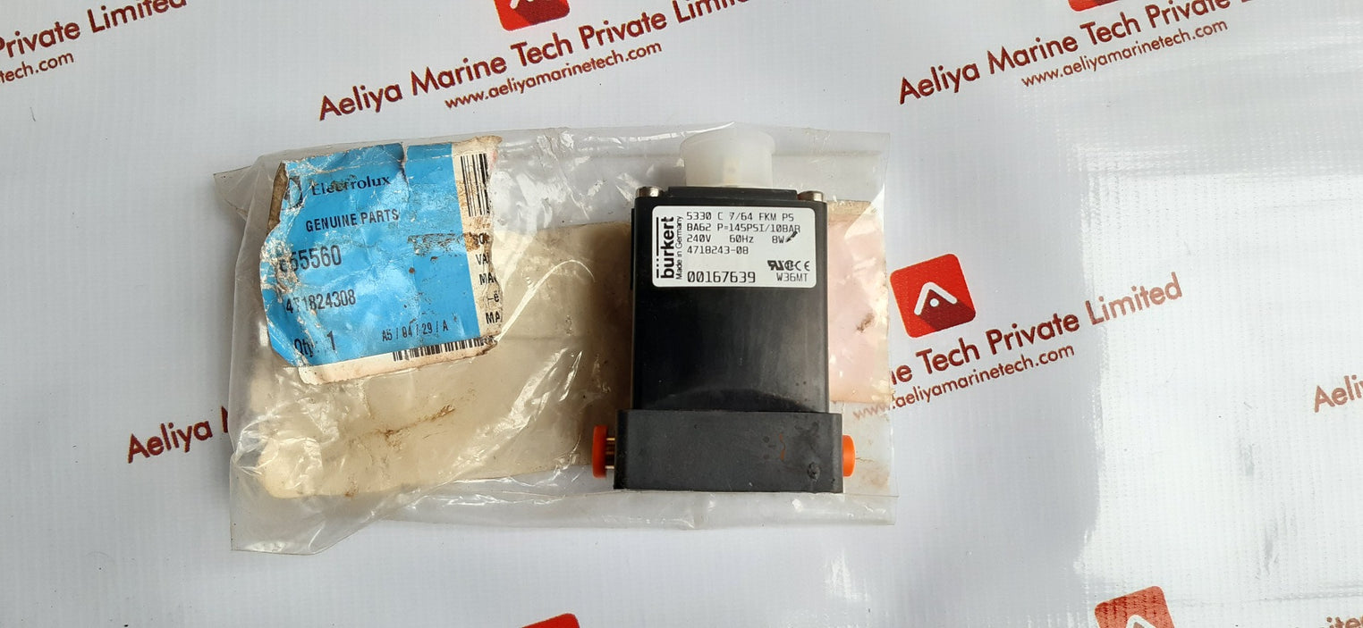 Burkert 5330 c 7/64 fkm p5 solenoid valve