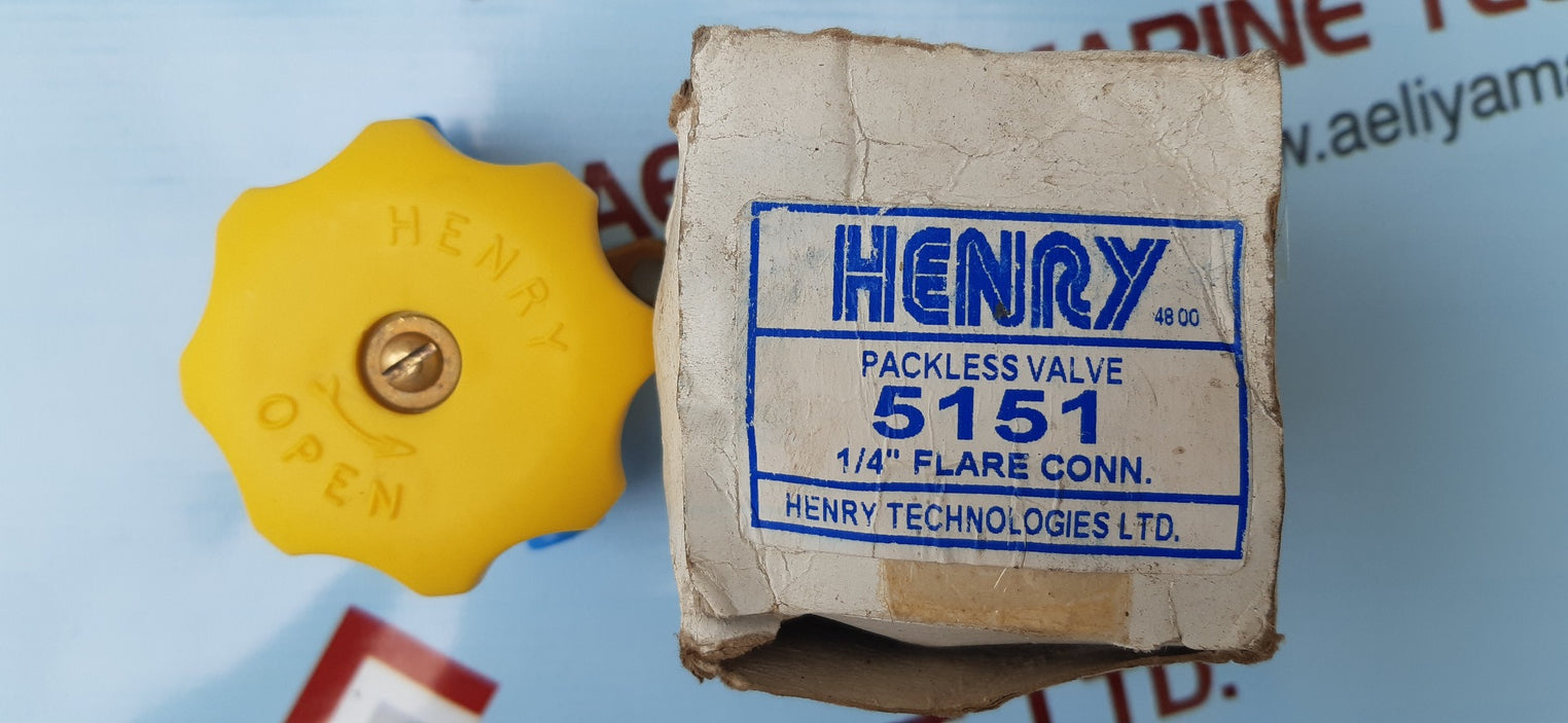 Henry packless valve 5151
