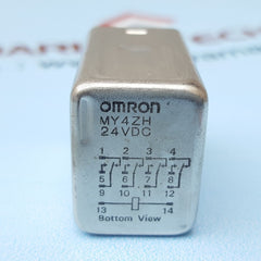lot of 5x Omron my4zh 24vdc relay 