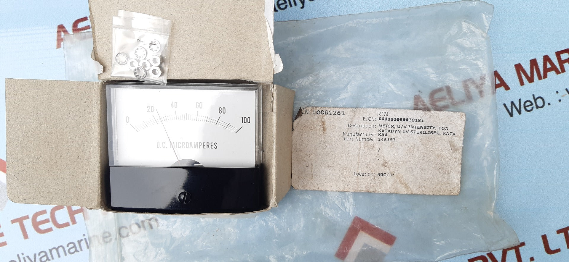 D.c.microamperes meter 0-100