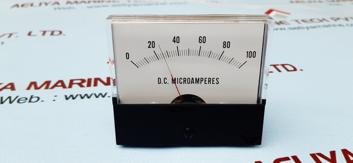 D.c.microamperes meter 0-100