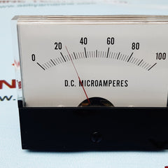 D.c.microamperes meter 0-100