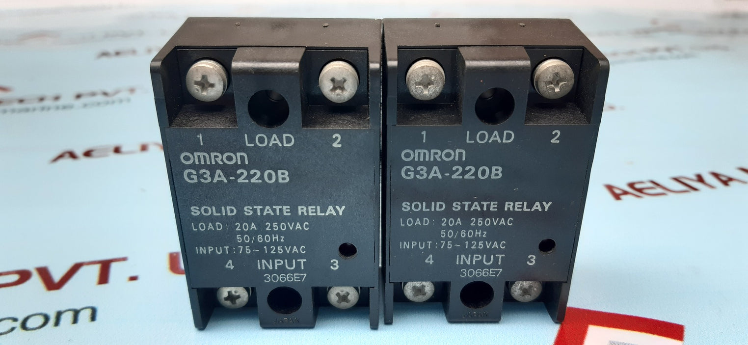 Omron g3a-220b-us solid state relay