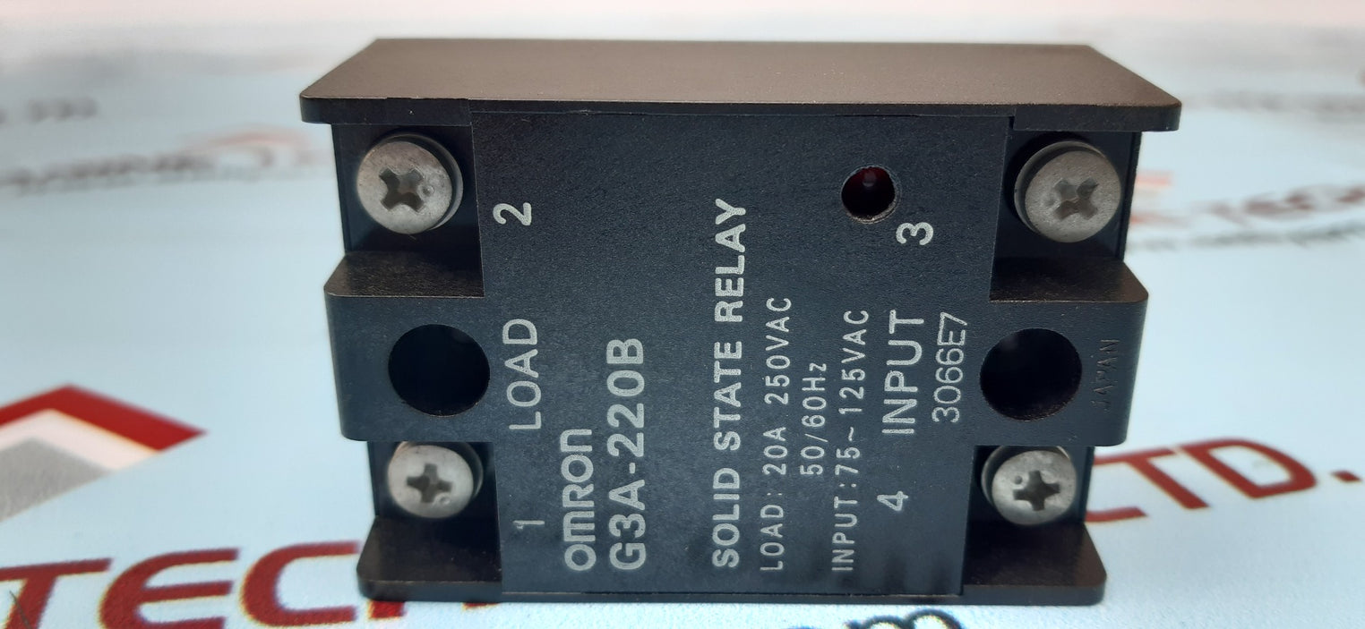 Omron g3a-220b-us solid state relay