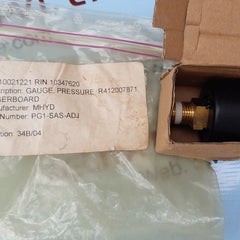 Rexroth pg1-sas-adj pressure gauge manometer r412007871