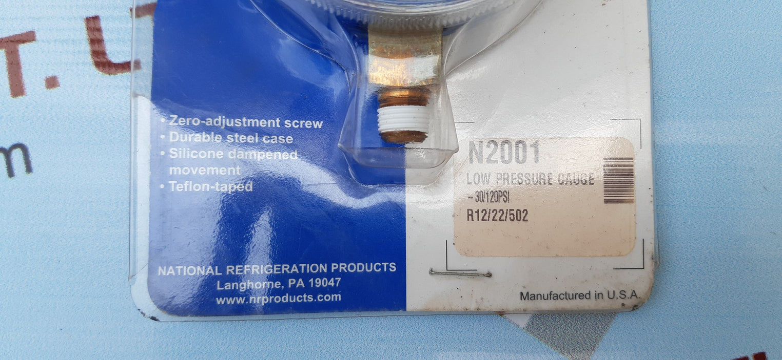 Nrp n2001 low pressure gauge