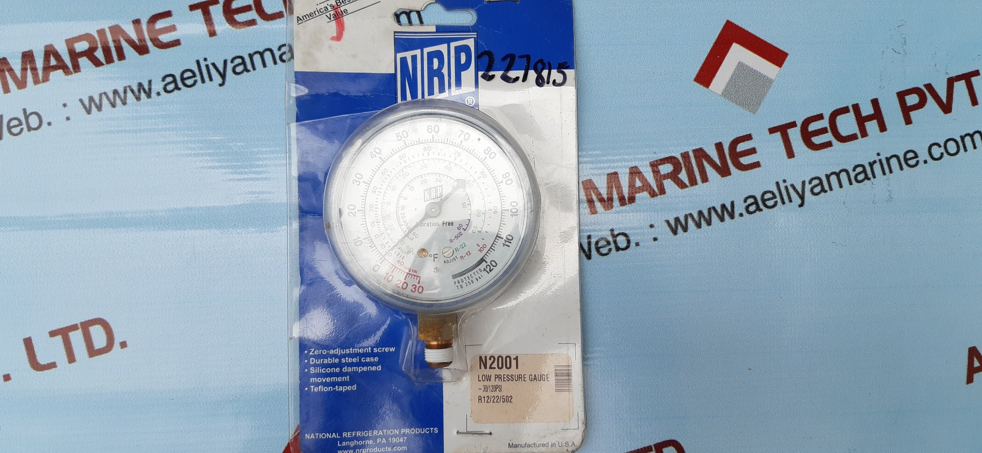 Nrp n2001 low pressure gauge