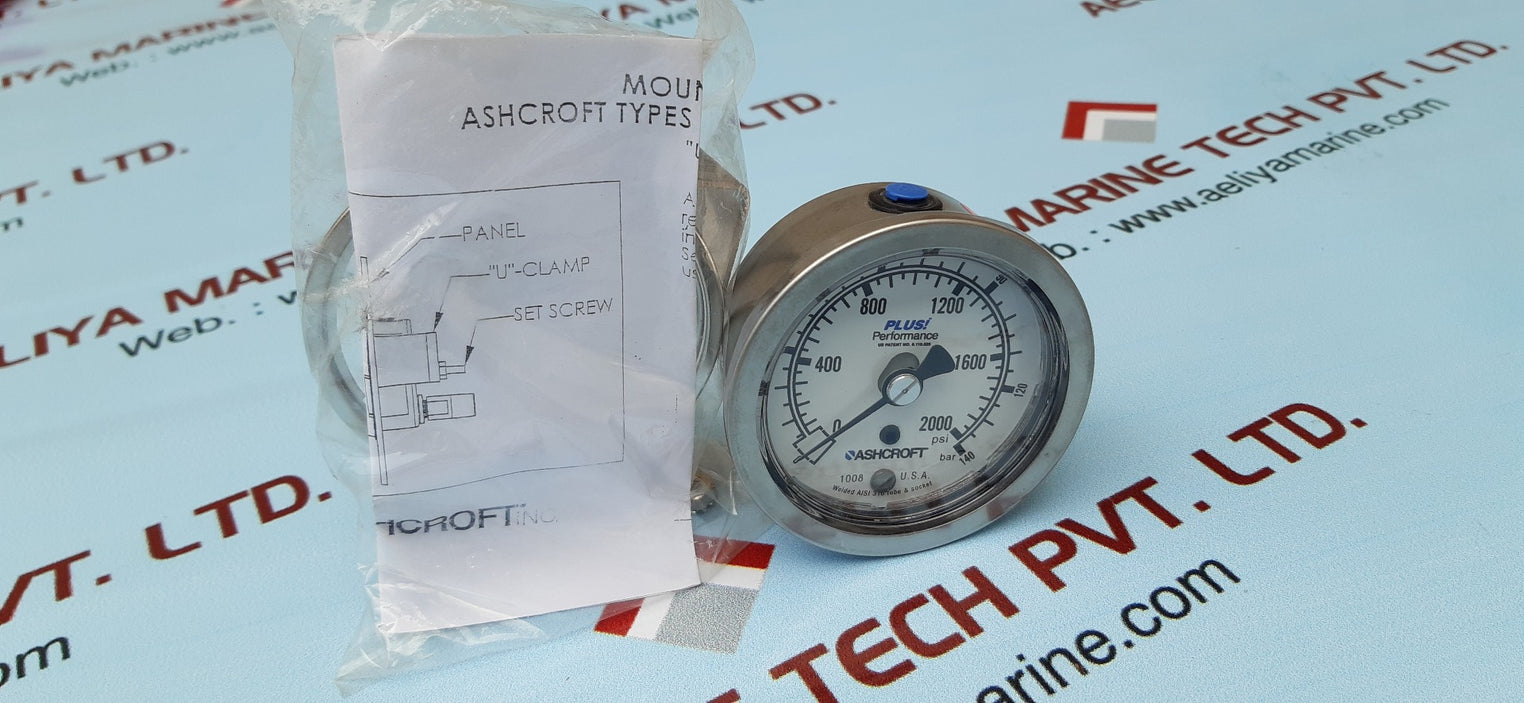Ashcroft 63-1008-s-02b-2000# industrial duralife gauge