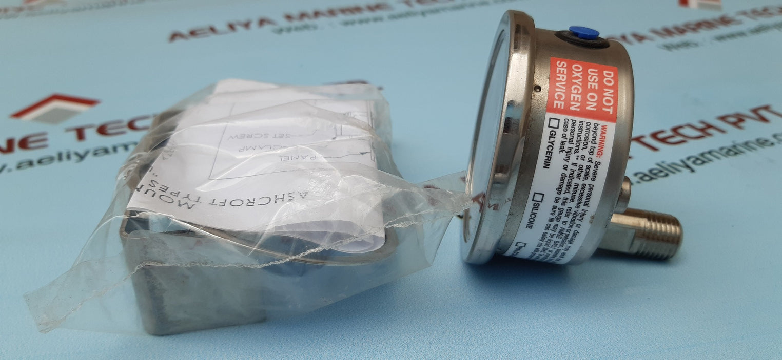 Ashcroft 63-1008-s-02b-2000# industrial duralife gauge