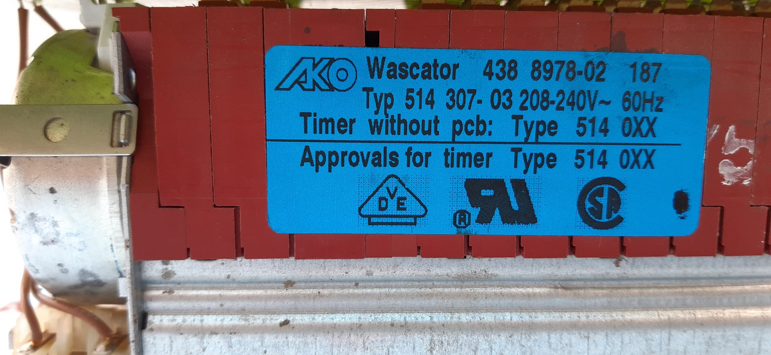 Ako wascator 438 8978-02 washer timer 514 307-03