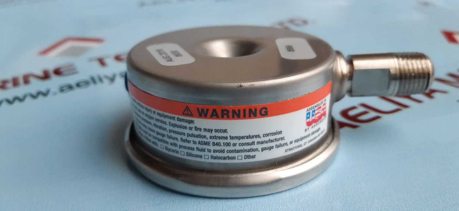 Ashcroft 63-1008-s-02l-5000# industrial duralife gauge 0 to 5000 psi