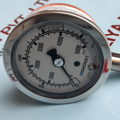 Ashcroft 63-1008-s-02l-5000# industrial duralife gauge 0 to 5000 psi