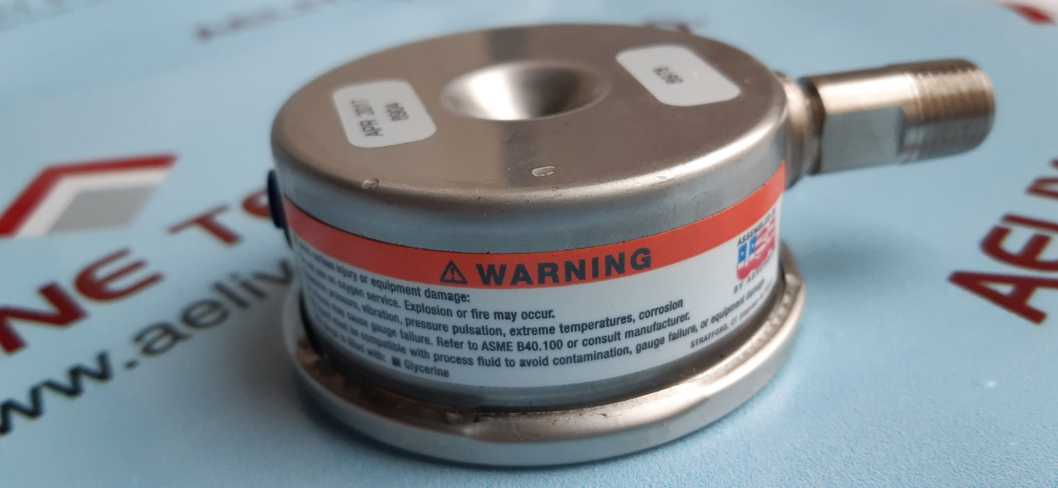 Ashcroft 63-1008-sl-02l-100# industrial duralife gauge