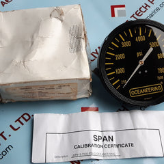 Oceaneering lfp412-7500-psi-g pressure gauge 0 to 7500 psi