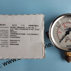 Wika 213.53.63 pressure gauge 16kg/cm2 & psi