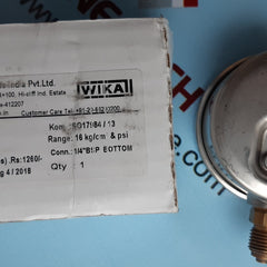 Wika 213.53.63 pressure gauge 16kg/cm2 & psi