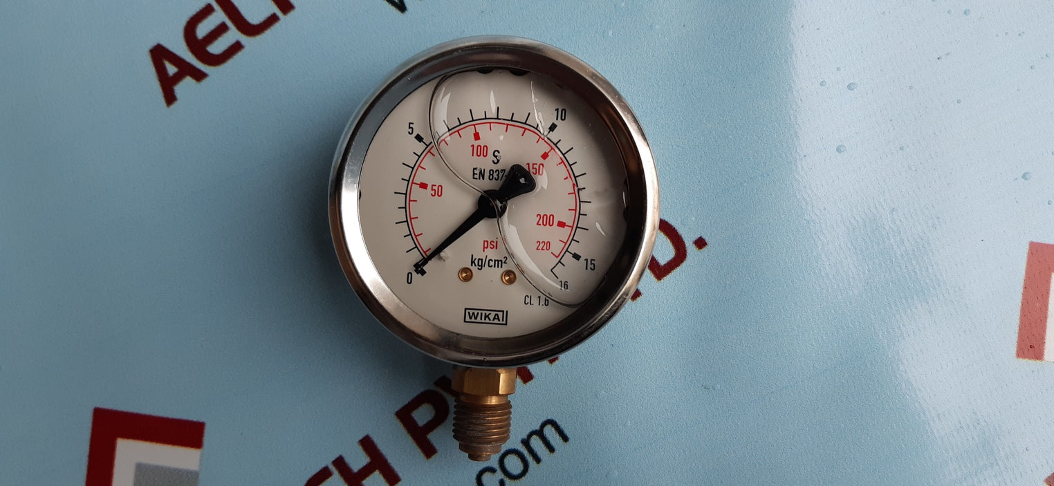 Wika 213.53.63 pressure gauge 16kg/cm2 & psi