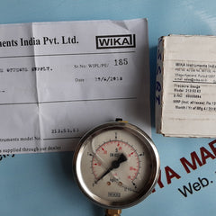Wika 213.53.63 pressure gauge 4kg/cm2 & psi