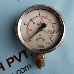 Wika 213.53.63 pressure gauge 4kg/cm2 & psi