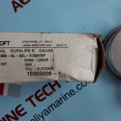 Ashcroft 63-1008-sl-02l-v/30#/kp industrial duralife gauge
