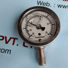 Ashcroft 63-1008-sl-02l-v/30#/kp industrial duralife gauge