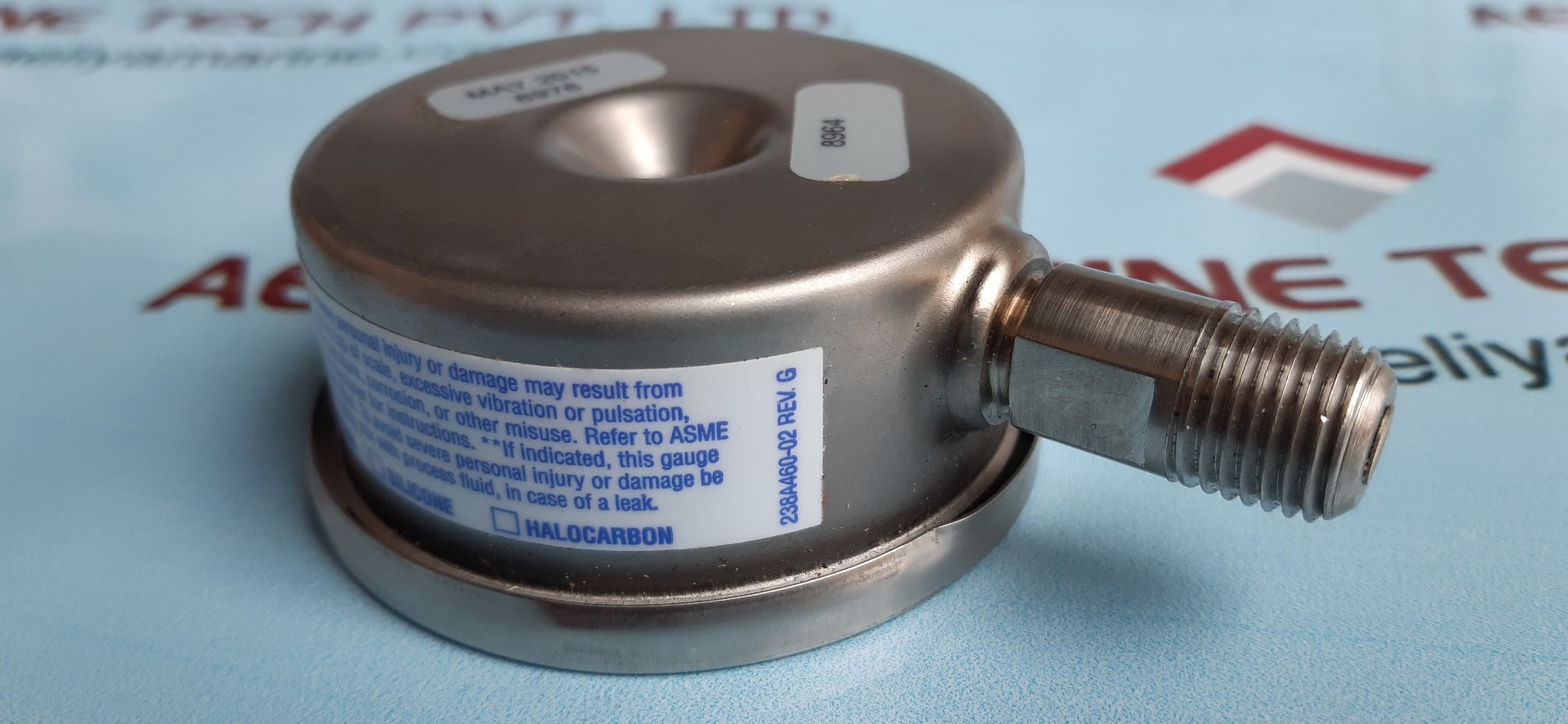 Ashcroft 63-1008-sl-02l-v/30#/kp industrial duralife gauge