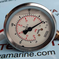 Wika 213.53.063 pressure gauge rnge -760 mmhg & inhg