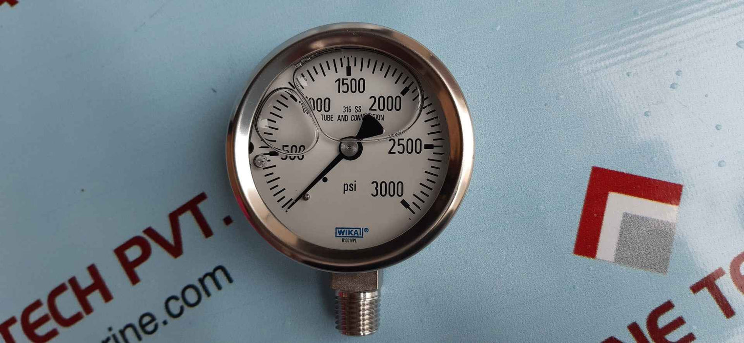 Wika 213.53.63 pressure gauge 21kg/cm2 & psi