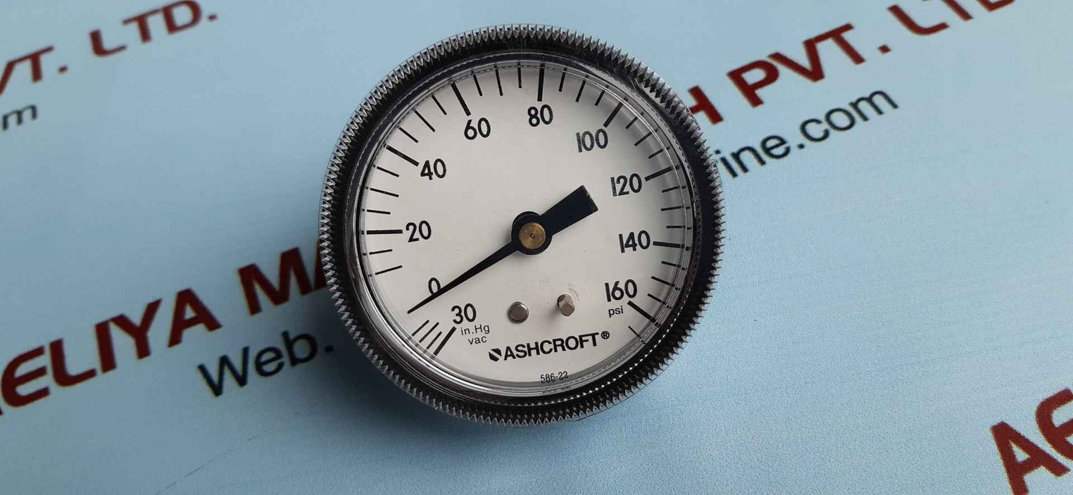 Ashcroft 25w1001th 02b xuc 160#&vac pressure gauge