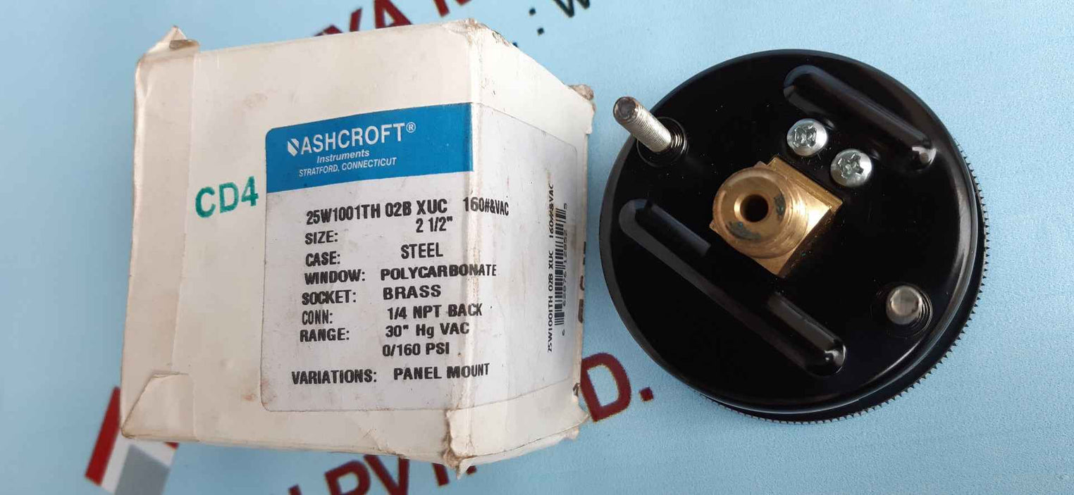 Ashcroft 25w1001th 02b xuc 160#&vac pressure gauge