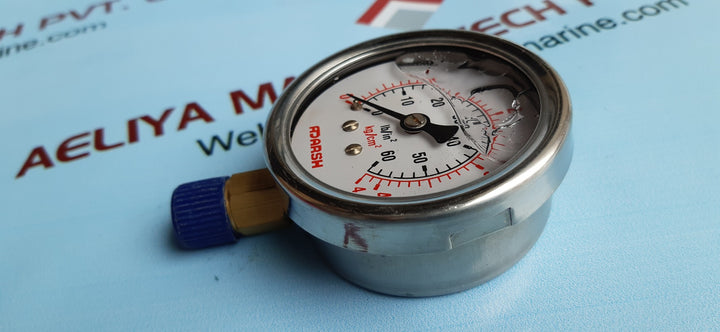 ADARSH S.S. WITH BRASS INTERNALS PRESSURE GAUGE 0-60 PSI 