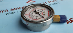 ADARSH S.S. WITH BRASS INTERNALS PRESSURE GAUGE 0-60 PSI 