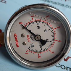ADARSH LIOUID FILLED PRESSURE GAUGE,1/4 IN NPT,0-5000 PSI,4 IN DIAL DISPLAY