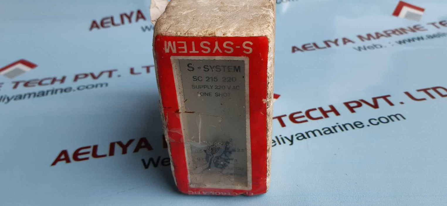 Electromatic S-system sc 215 220 time delay relay