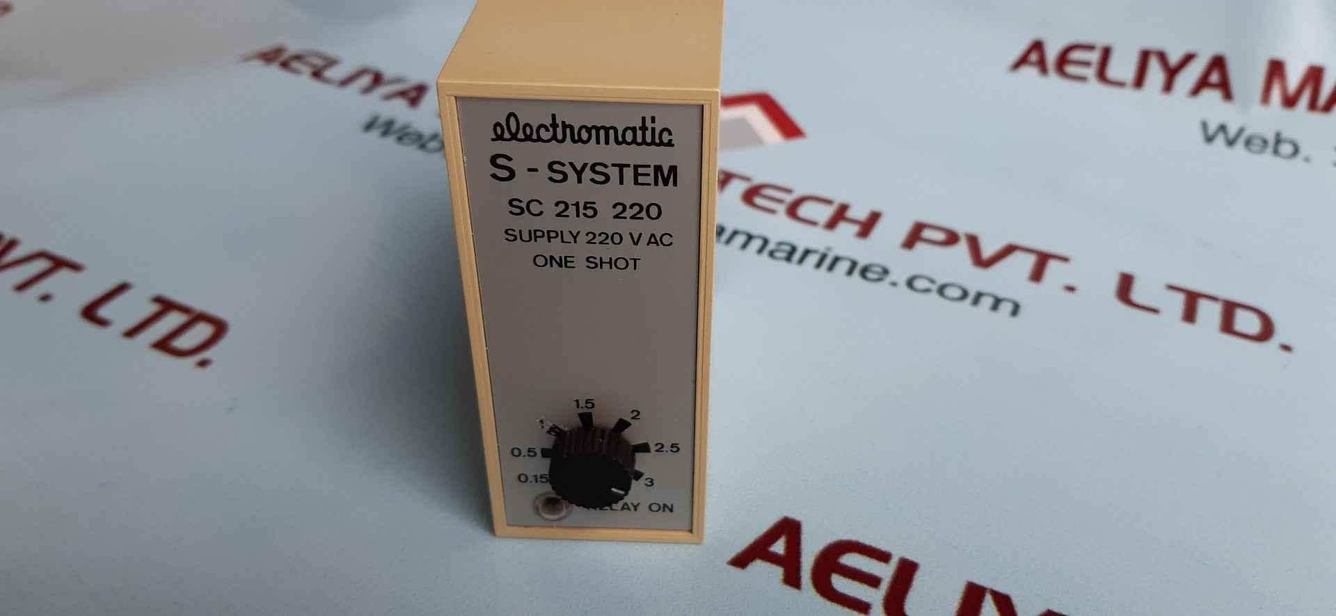 Electromatic S-system sc 215 220 time delay relay