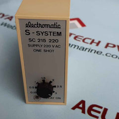 Electromatic S-system sc 215 220 time delay relay