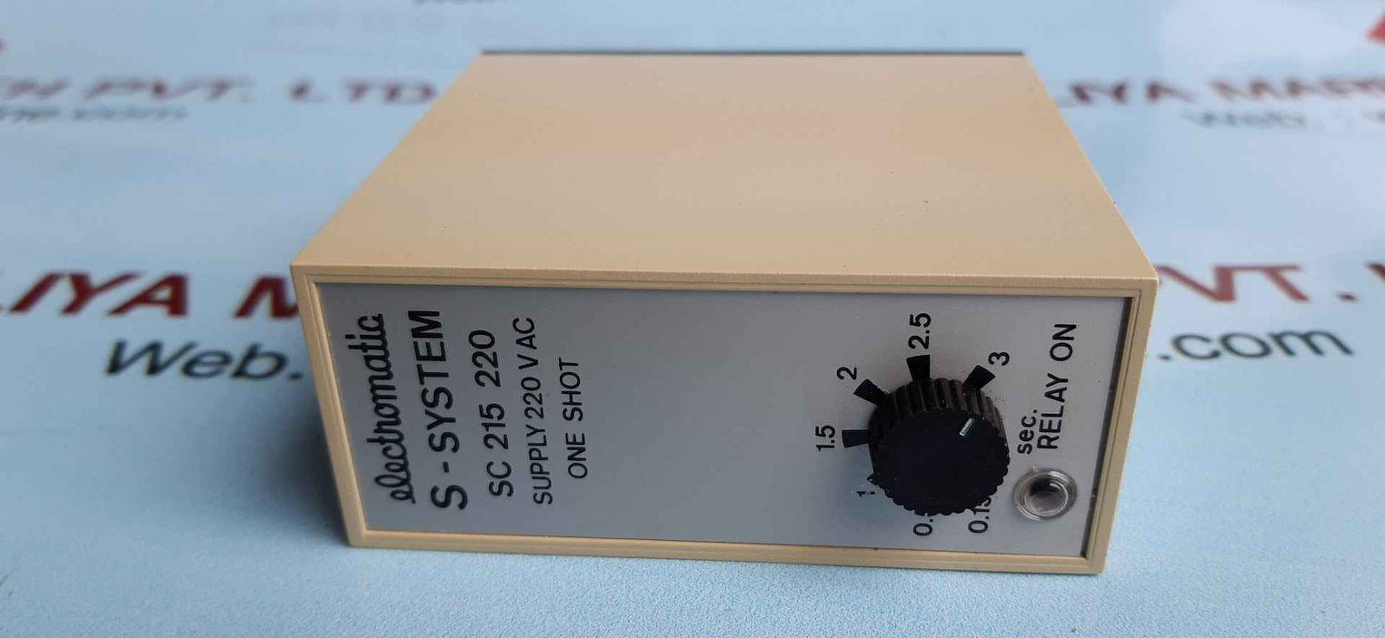 Electromatic S-system sc 215 220 time delay relay