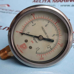 Wika 233.50.063l 60 psi x kpa 1/4npt pressure gauge 58407868